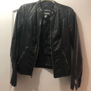 Faux Leather Jacket